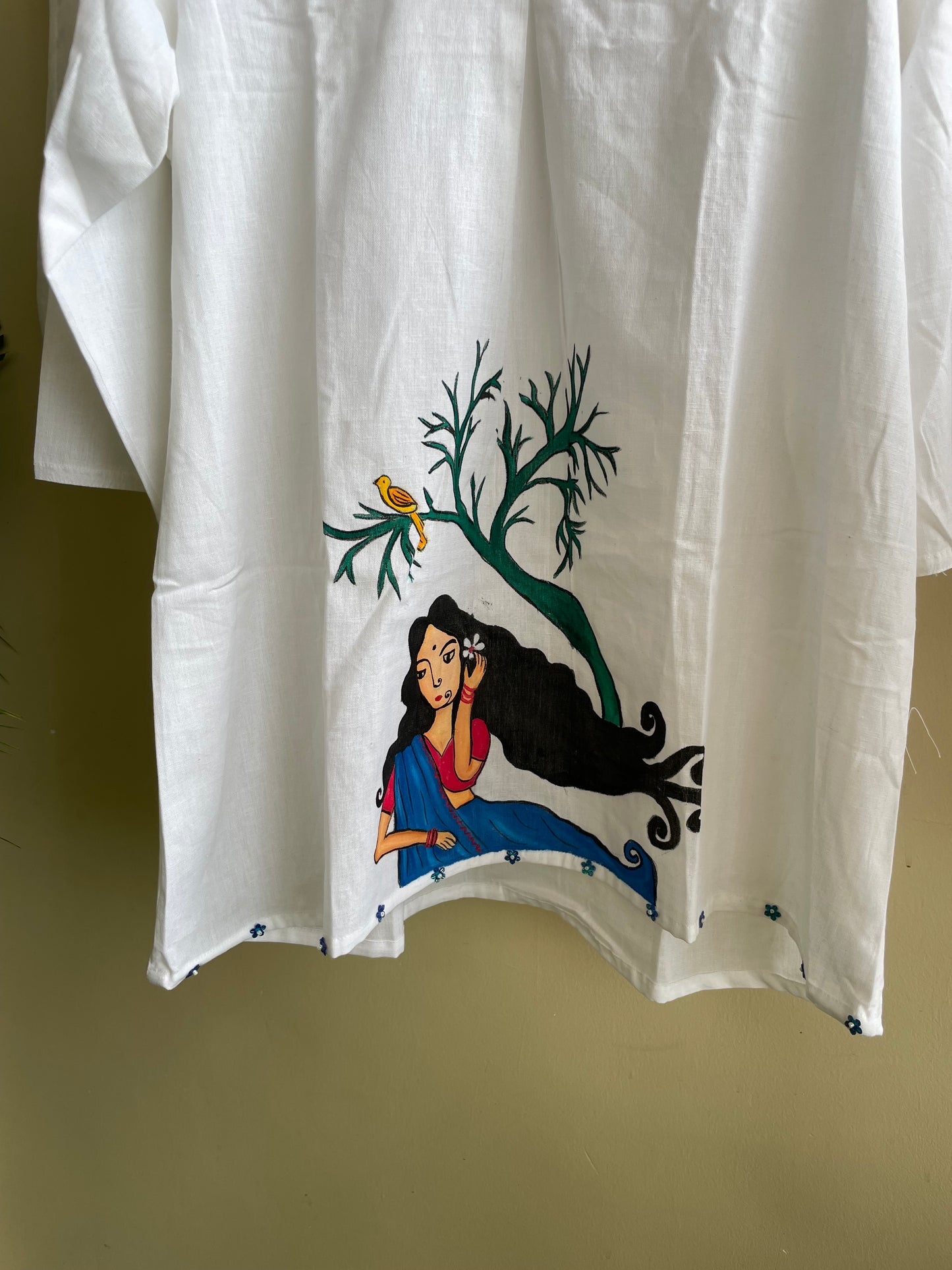 Chandni handpainted coord set