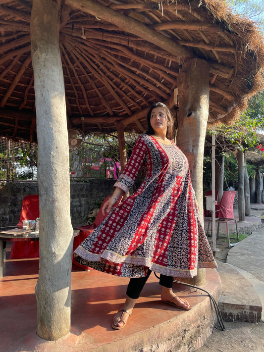 LONG NAVRATRI KURTI